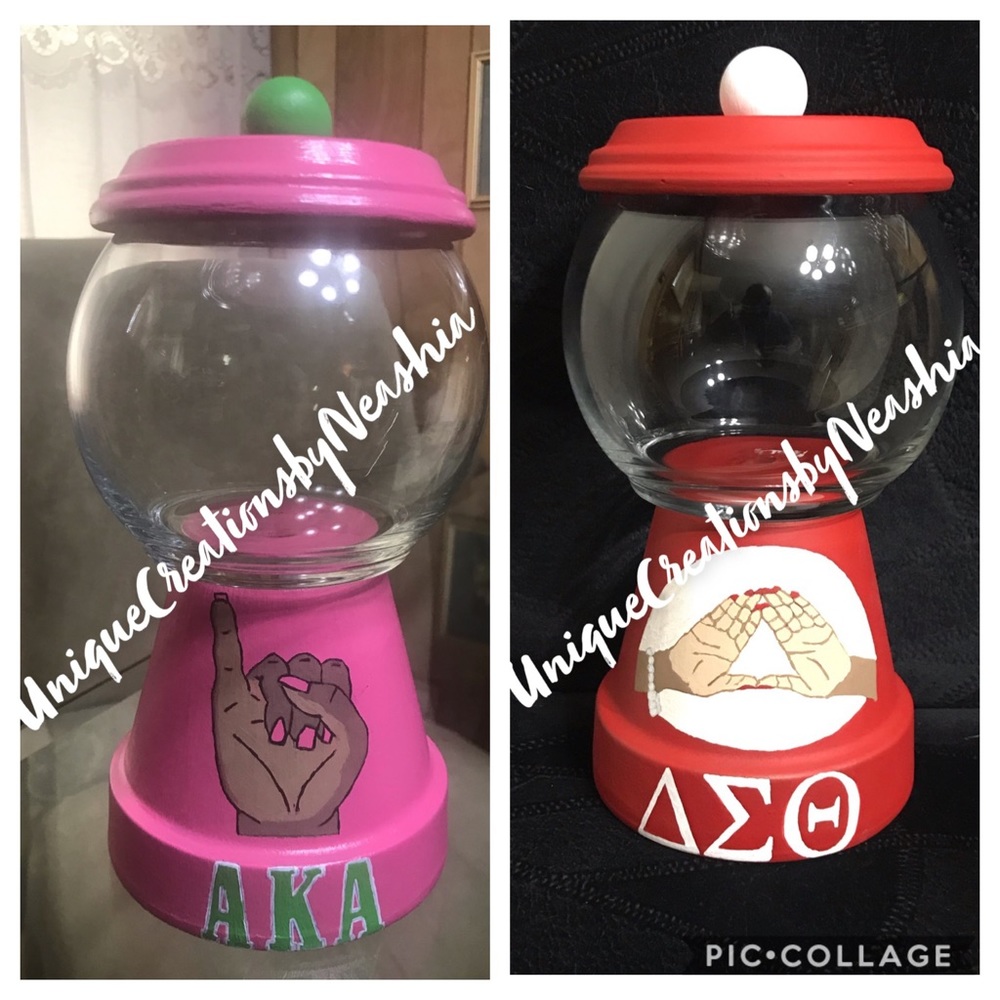 Custom Handpainted Sorority Dish